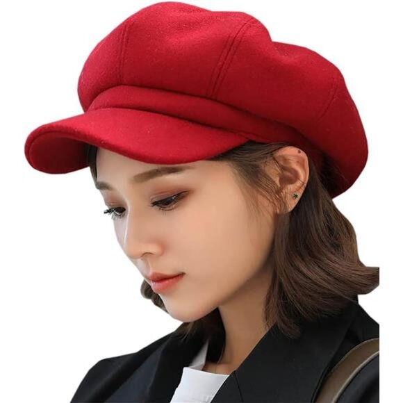 Accessories - Newsboy Hats for Women, Women Newsboy Hat Trucker Hat Beret Newsboy Caps Retro